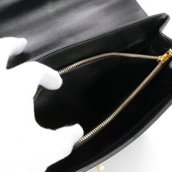 Celine Sze Leather Crossbody Bag Handbag Black - Picture 13 of 14